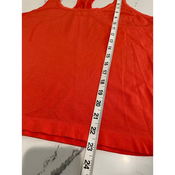 Lululemon Swiftly Tech Racerback Flowy‎ Race Length Size 14 Coral - Picture 7 of 8